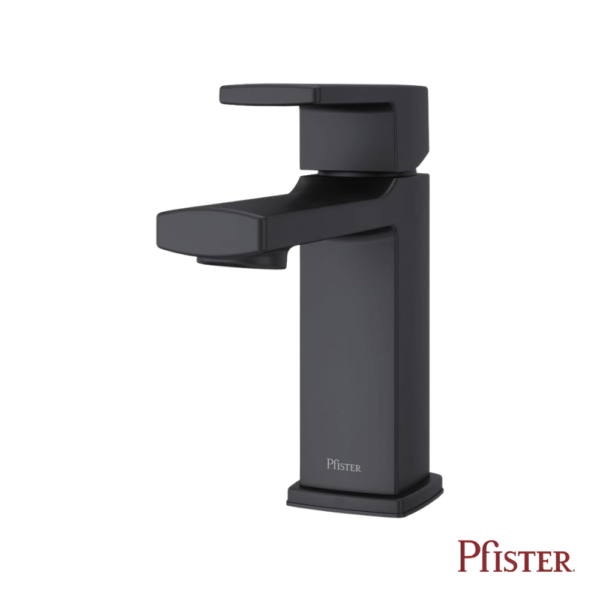 Monomando Para Lavabo Pfister Deckard Negro Mate