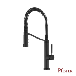 Monomando Pfister Bruton Gt529brub Para Fregadero Negro Mate