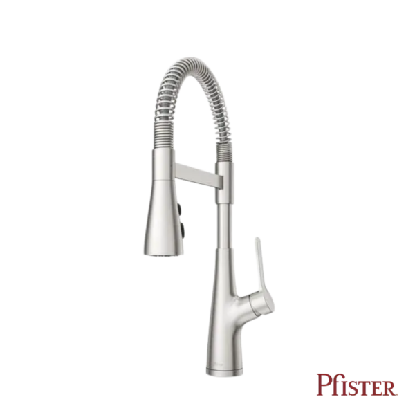 Monomando Para Cocina Pfister Neera Culinario Pull Down Acero Inoxidable