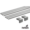 Perfil De Rodadura Doble Hettich SlideLine M 2500 mm