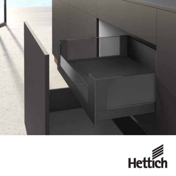 Alternative view of Perfil De Soporte Hettich AvanTech YOU Para Cajón Interno H187 Antracita