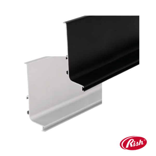 Perfil Gola L de 66mm de 3mts - Incluye Felpa