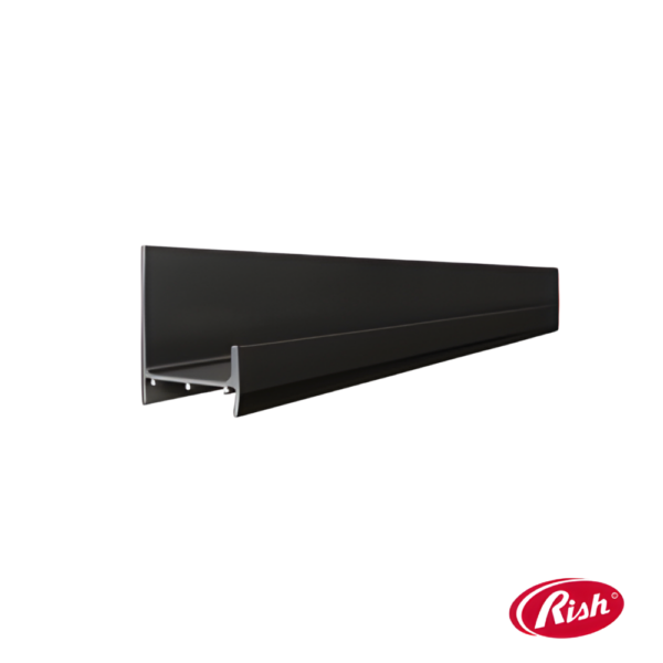 Perfil jaladera “L” negro mate 3 m — DAO-503455