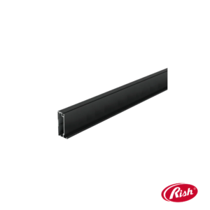 Inicio 35 Perfil Para Puerta 20x45 Con Burlete Negro Mate