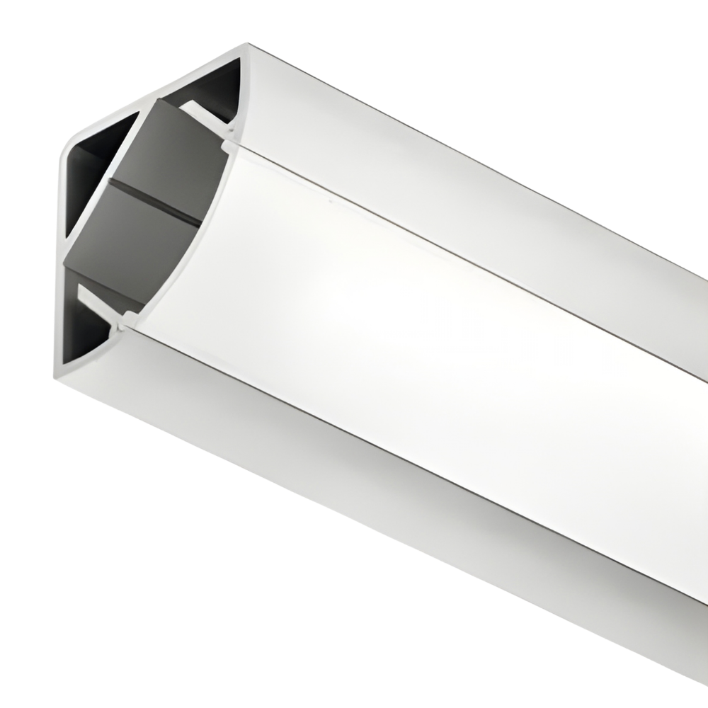 Perfil angular de aluminio para bandas LED 2500mm – Plata anodizado - 833.74.812 DAO-023357 Perfil angular de aluminio para bandas LED 2500mm – Plata anodizado 833.74.812 DAO 023357