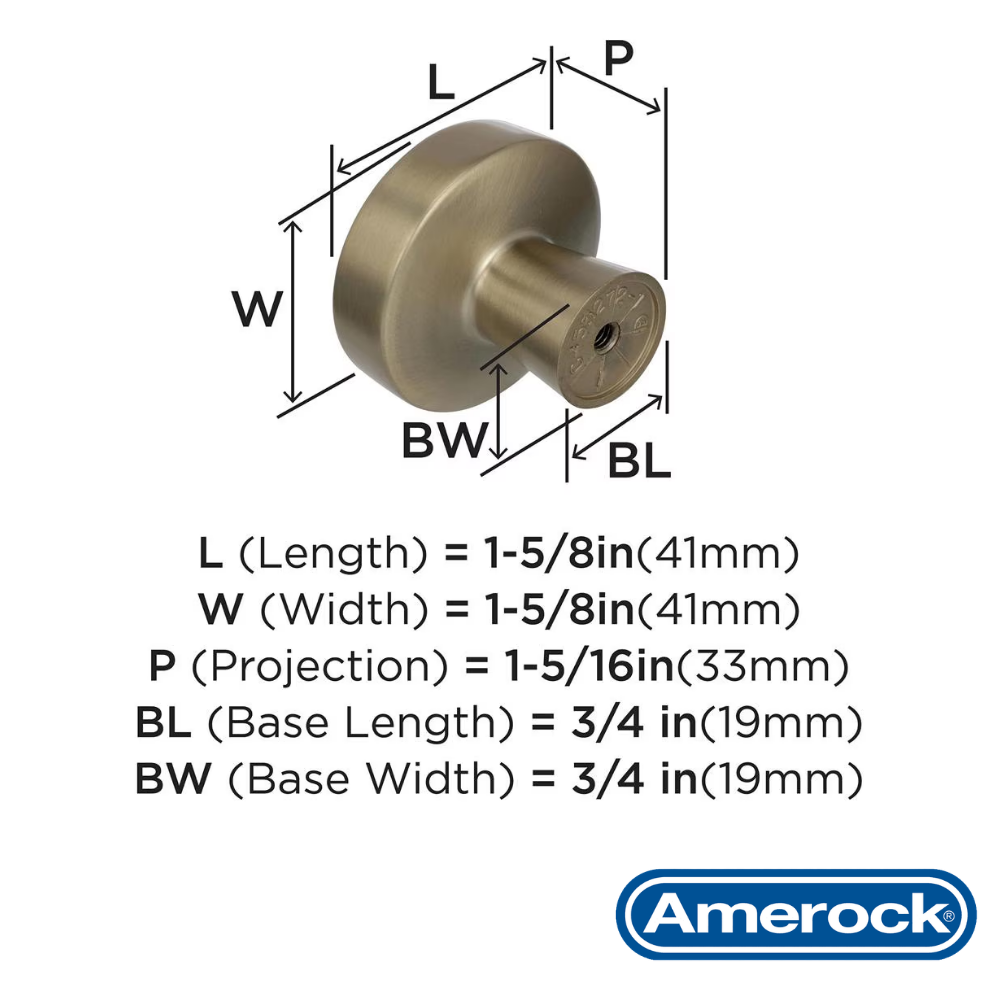 Perilla Blackrock 41 mm Amerock 5 1