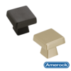 Perilla Blackrock Amerock 30 mm y 34 mm Champagne y Black Bronze