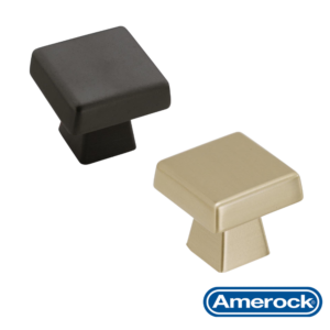 Inicio 91 Perilla Blackrock Amerock 30 mm y 34 mm Champagne y Black Bronze 5