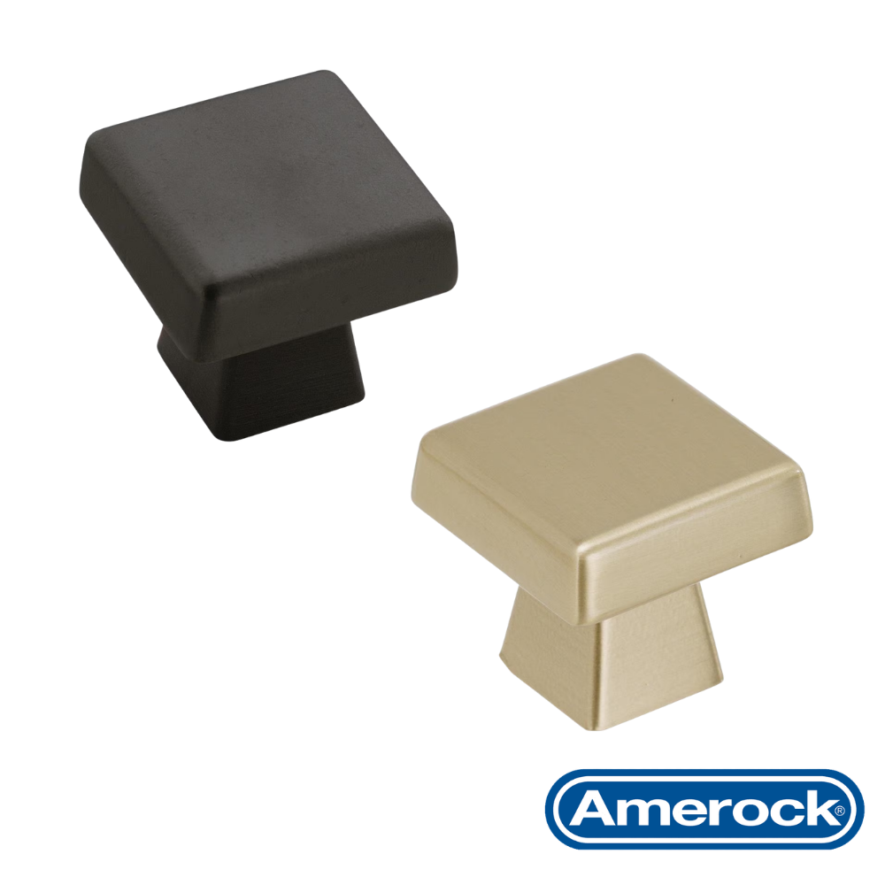 Perilla Blackrock Amerock 30 mm y 34 mm Champagne y Black Bronze 3 Perilla Blackrock Amerock 30 mm y 34 mm Champagne y Black Bronze - Imagen 1
