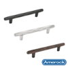 Perilla Carrione 64 mm Amerock Blanco Marmol Niquel Pulido 8 1