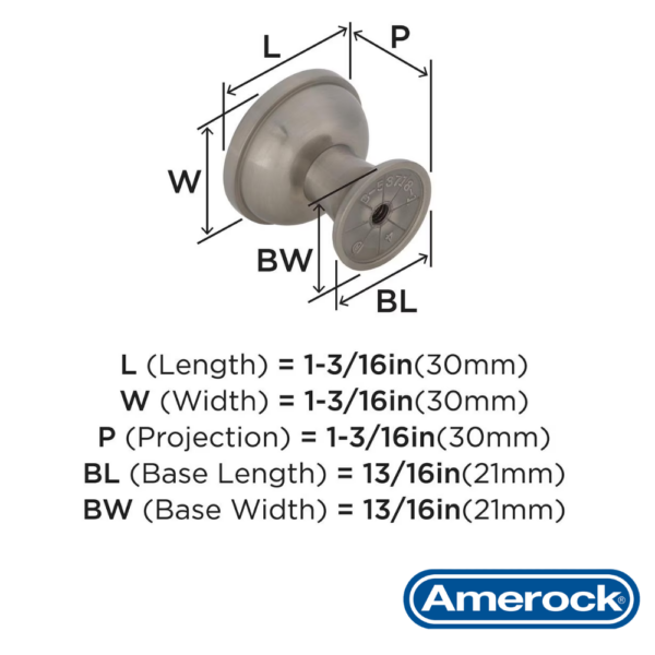 Alternative view of Perilla Westerly 30 mm Amerock