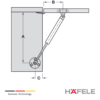 Piston de gas para puertas de madera o con marco de aluminio 3