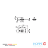 Pivote para puerta acero inoxidable satinado 150kg HOPPE (1) Pivote para puerta acero inoxidable satinado 150kg HOPPE 1