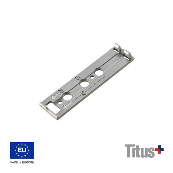 Placa De Montaje Lineal PTouch Latch Plástico Gris Titus