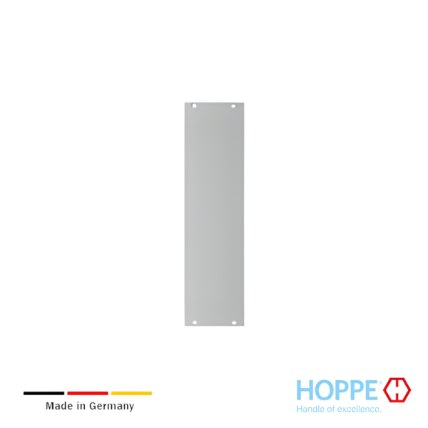 Placa de empuje acero inoxidable satinado 75x300mm HOPPE