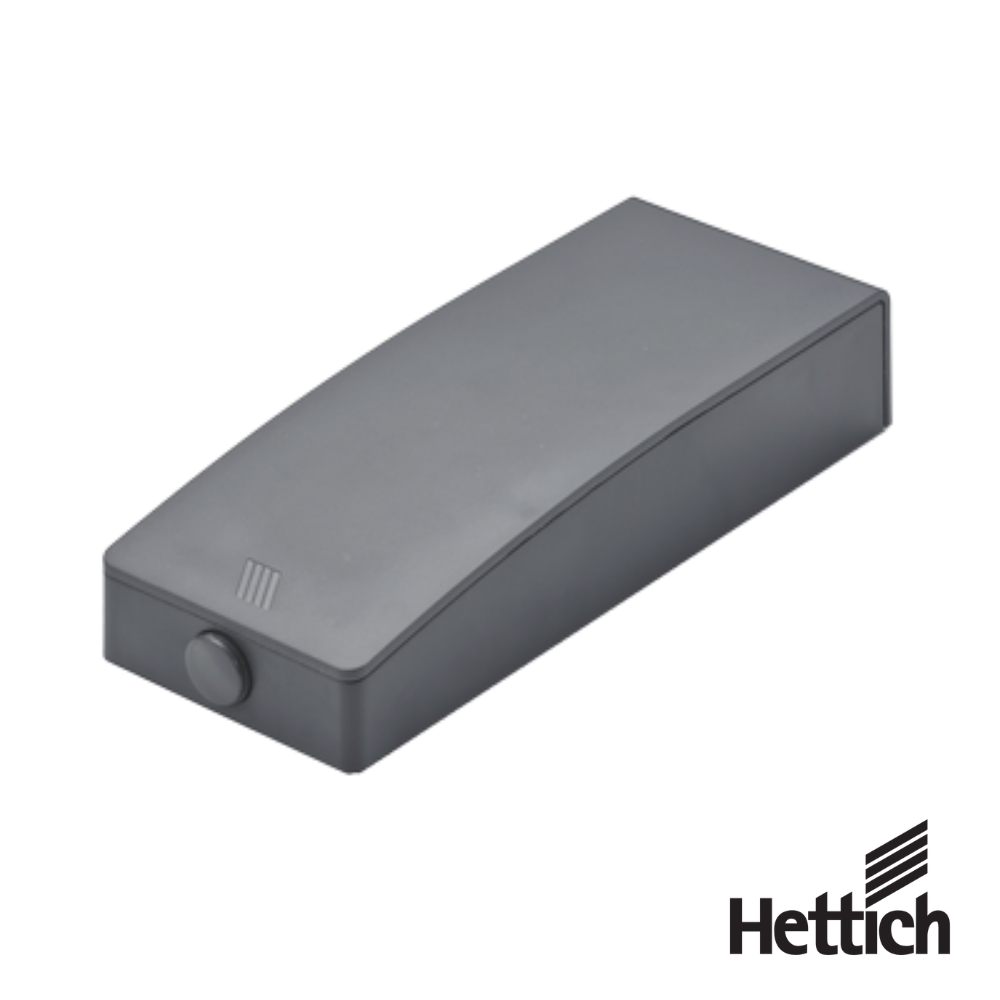 Push To Open Silent Hettich Montaje Con Tirafondos Para Puertas De Mueble Con Uso De Bateria gris 1 1