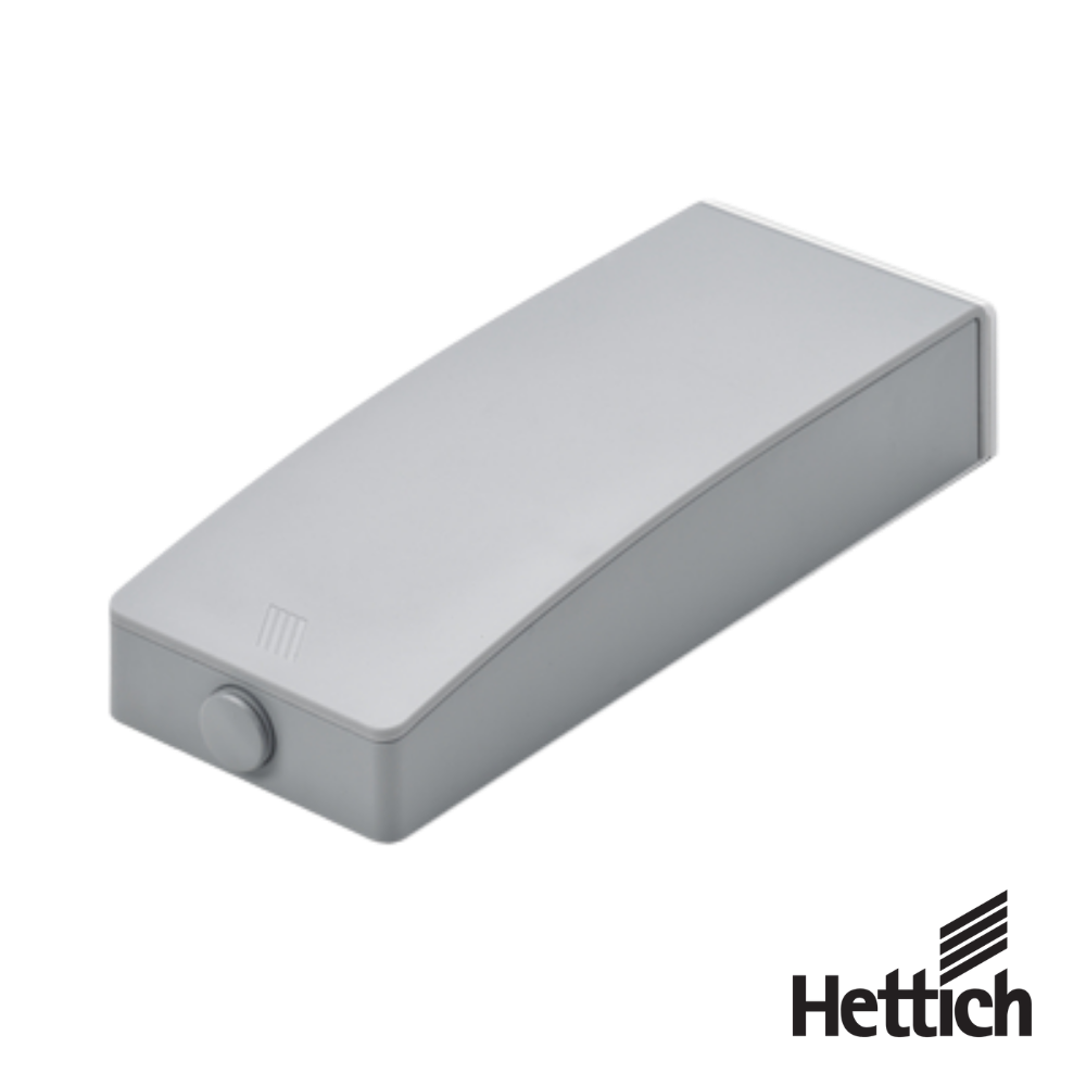 Push To Open Silent Hettich Montaje Con Tirafondos Para Puertas De Mueble Con Uso De Bateria gris 2