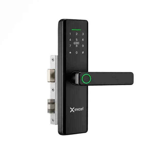 Cerradura Digital Excel EXC-SL210 | Huella, Código, Tarjeta RFID y Llave
