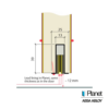 Sello Automatico PLANET BL con Revestimiento de Plomo 4 mm 1450 mm Proteccion contra Radiacion 1