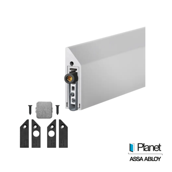 Sello Automático PLANET KG-SB Narrow con Silicón Negro C35 Anodizado