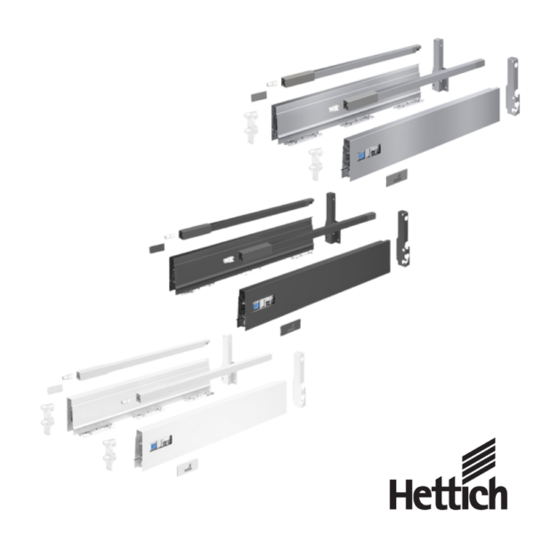 Set De Cacerolero Hettich InnoTech Atira 470 x 144 mm Izquierda + Derecha