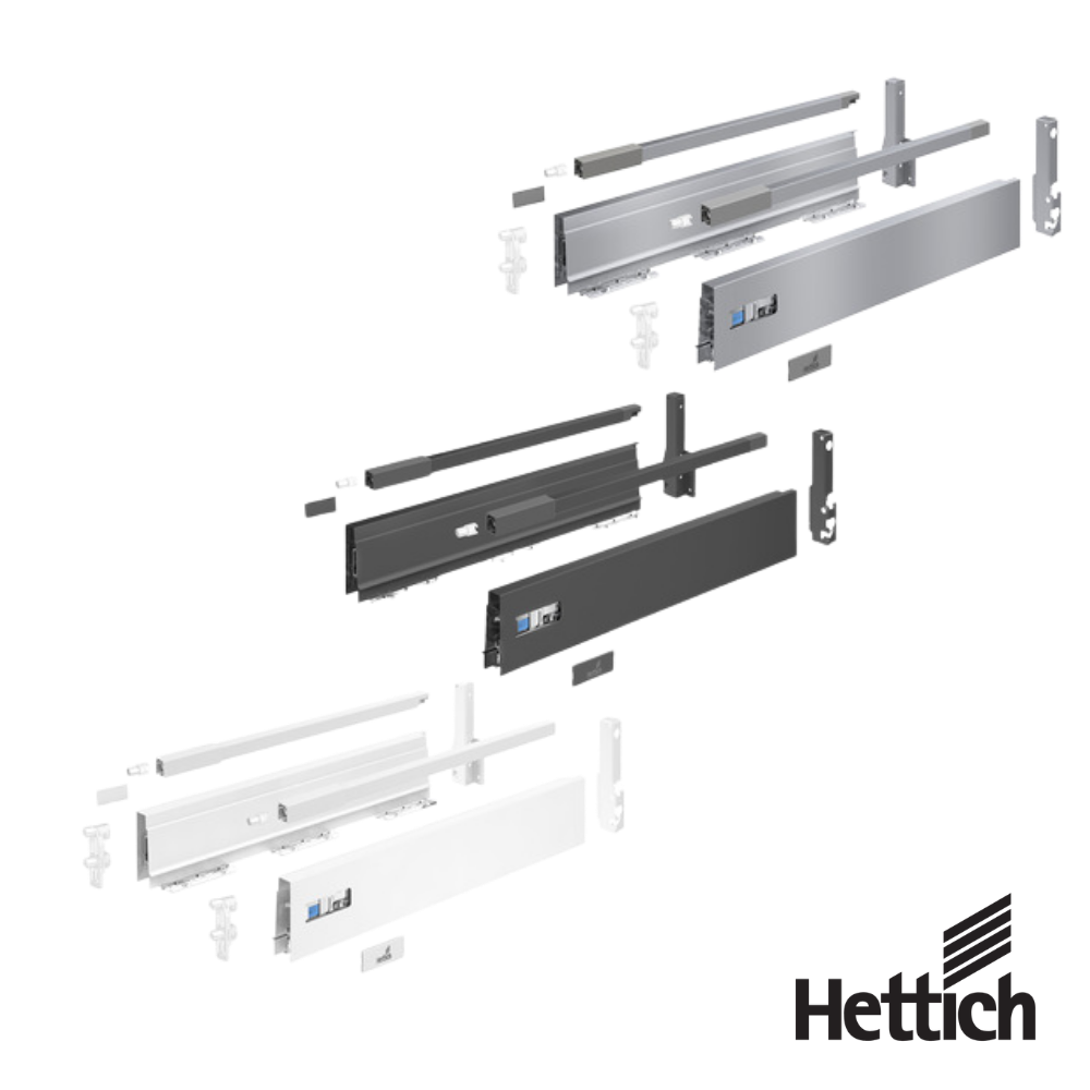 Set De Cacerolero Hettich InnoTech Atira 470 x 144 mm Izquierda + Derecha 3 Set De Cacerolero Hettich InnoTech Atira 470 x 144 mm Izquierda + Derecha - Imagen 1