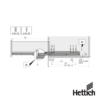 Set De Costados Hettich AvanTech YOU H101 NL500 Antracita Para Cajon 5 1