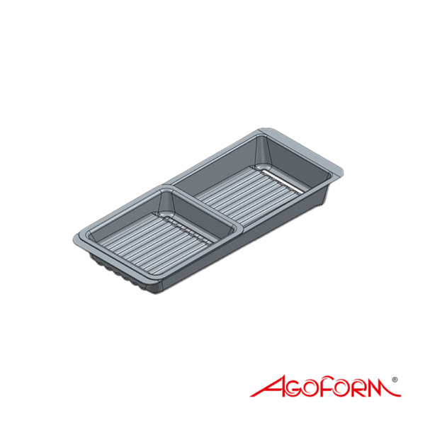 Set De Drenaje Ago Negro Para Fregadero 400 Mm Agoform