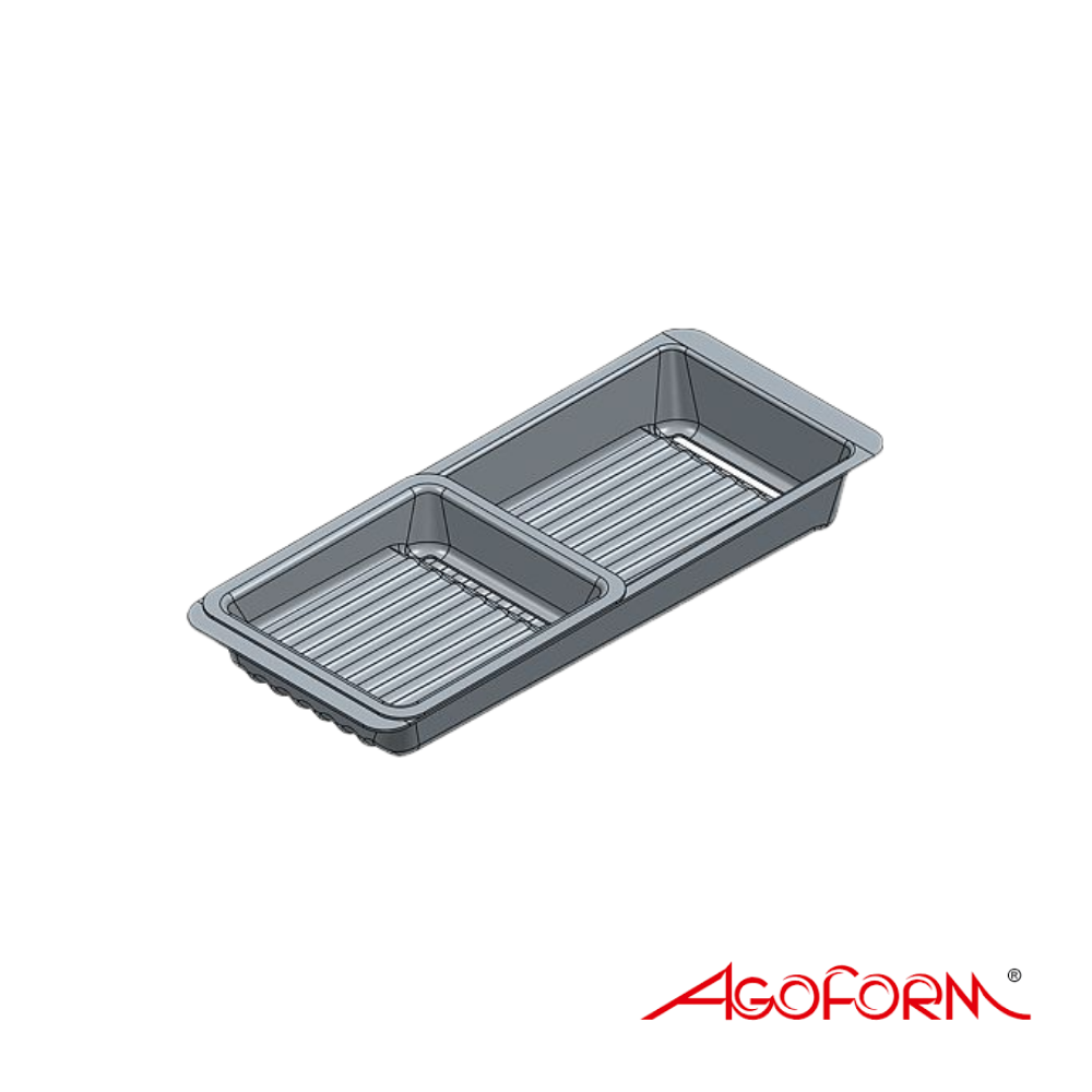 Set De Drenaje Ago Negro Para Fregadero 400 Mm Agoform 3 Set De Drenaje Ago Negro Para Fregadero 400 Mm Agoform - Imagen 1
