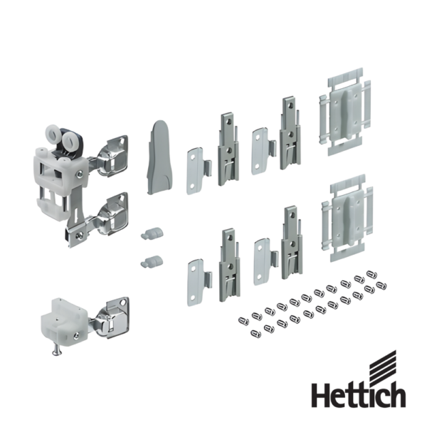 Sistema Plegable Hettich WingLine L Set De Herrajes 600 mm 25 kg