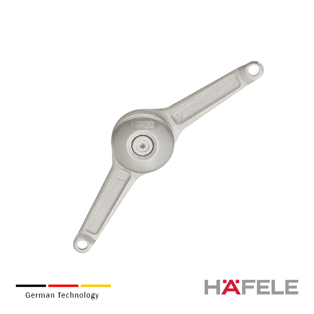 Soporte de puerta puerta abatible Hafele Free Duo estandar herraje individual para puertas de madera o con marco de aluminio 1