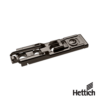 Base Recta Para Bisagra Hettich 20 x 32 mm Montaje Atornillable Obsidian Black