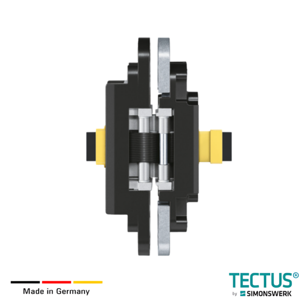 Bisagra Oculta Tectus TE 340 3D Energy 80 kg Con Paso De Energía