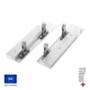 Kit de soporte frontal para vidrio (L + R) Para DW182 Interno