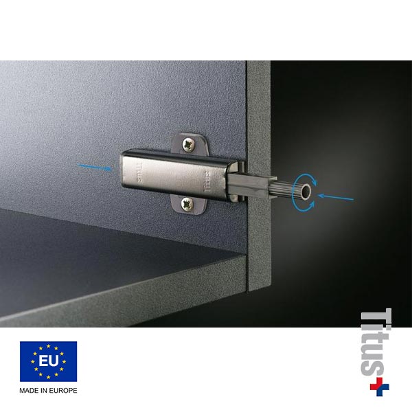 Alternative view of Push Latch TITUS Plateado