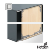 Tapa De Color Para Perfil De Rodadura Hettich SlideLine M Plata 2500 mm - Thumbnail Image 2