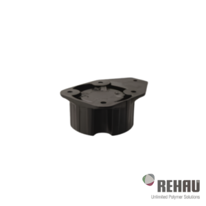 Tapas para Zoclos 1 Tapas Inicial 150 mm 2624L Negro Nero