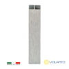 Conector para zócalo 180° VOLPATO PVC aluminio (100 mm y 150 mm, varios acabados)