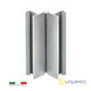 Conector multiangulo Jolly para zócalo VOLPATO PVC aluminio (100 mm y 150 mm)