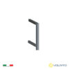 Perfil Central Estabilizador de Aluminio Horizontal "Stili" Conexion a pared de 170-245mm Testa di Moro