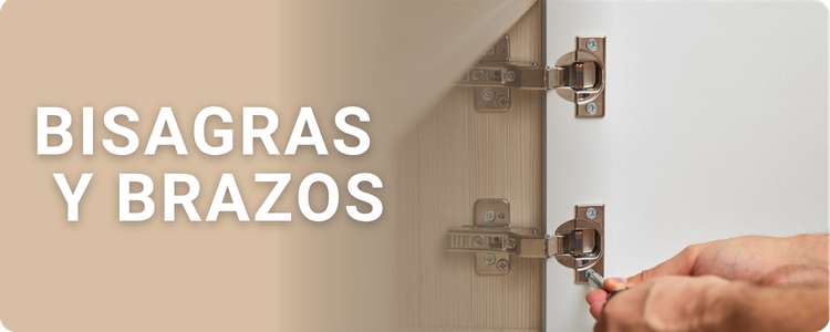 bisagras y brazos
