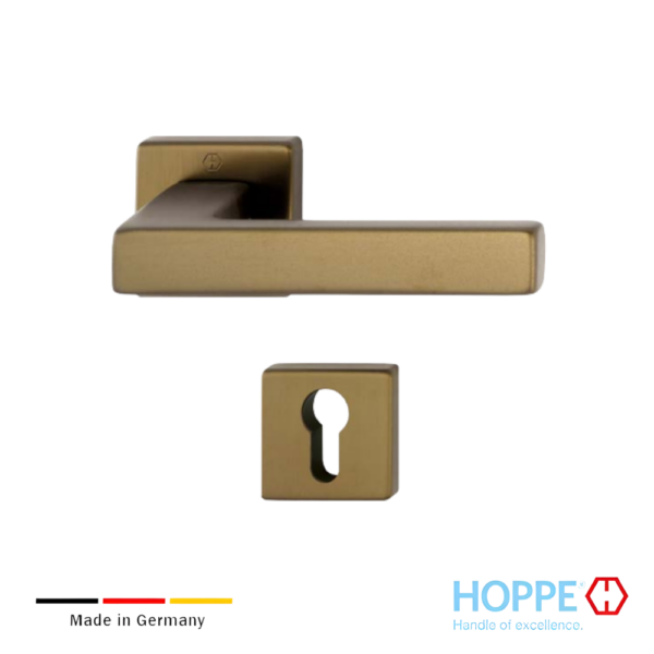 Kit Completo HOPPE Austin Para Puerta Interior Bronce Mate