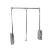 Colgador para Ganchos alt desd w reg 830-1150mm - Negro/Gris ViBO