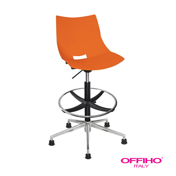 Silla SHELL OHS-37 con Kit Cajero Cromado de Lujo